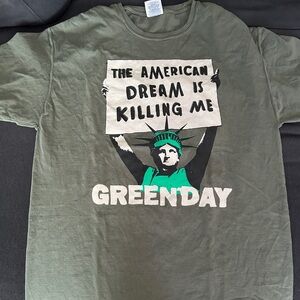 Green Day T-Shirt - large unisex